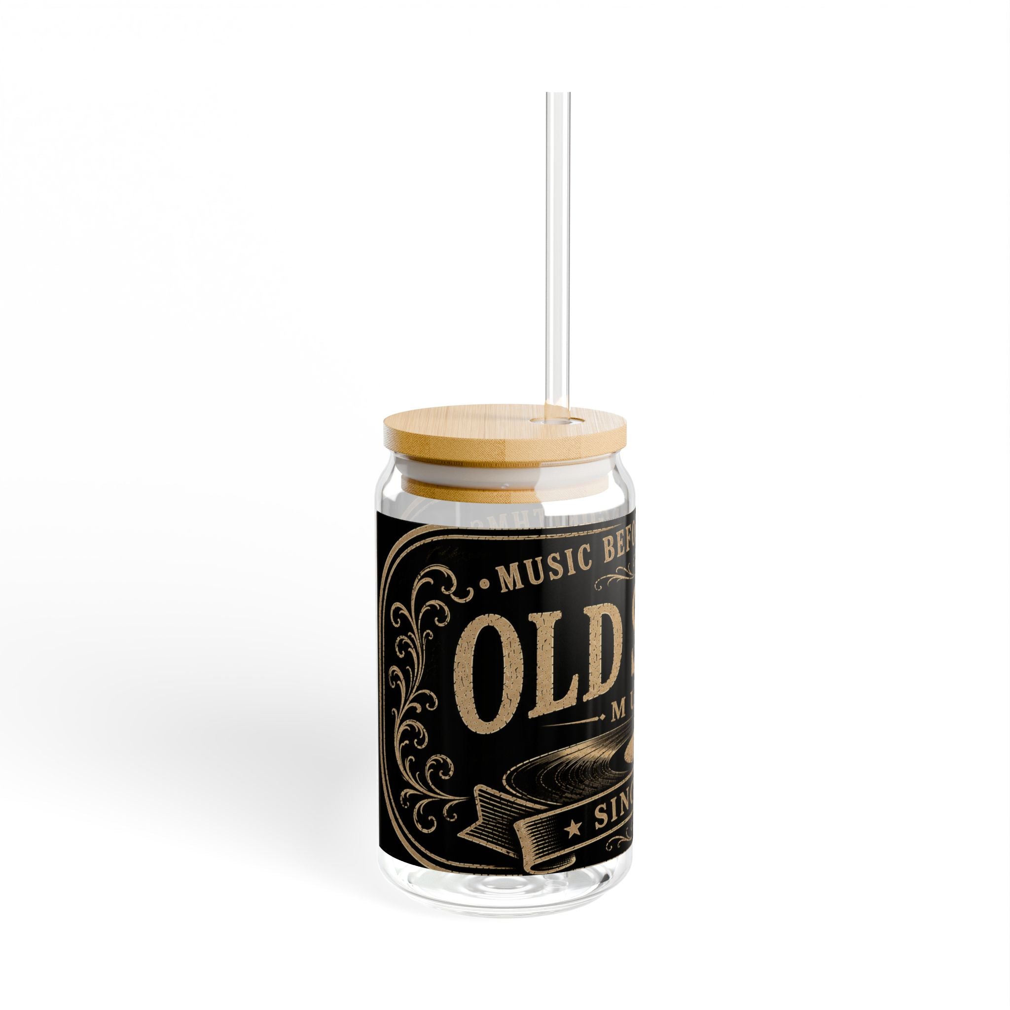Music Before Algorithms - Old Souls Music Sipper Glass, 16oz