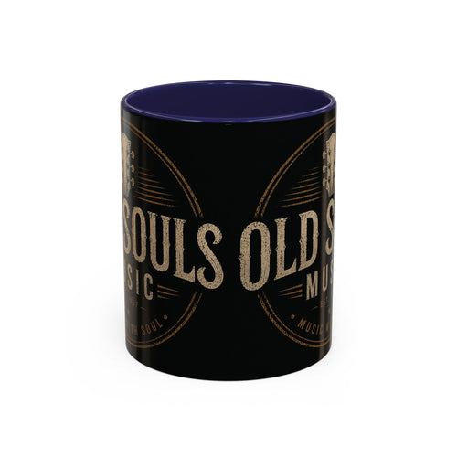 Old Souls Logo Accent Coffee Mug (11, 15oz)