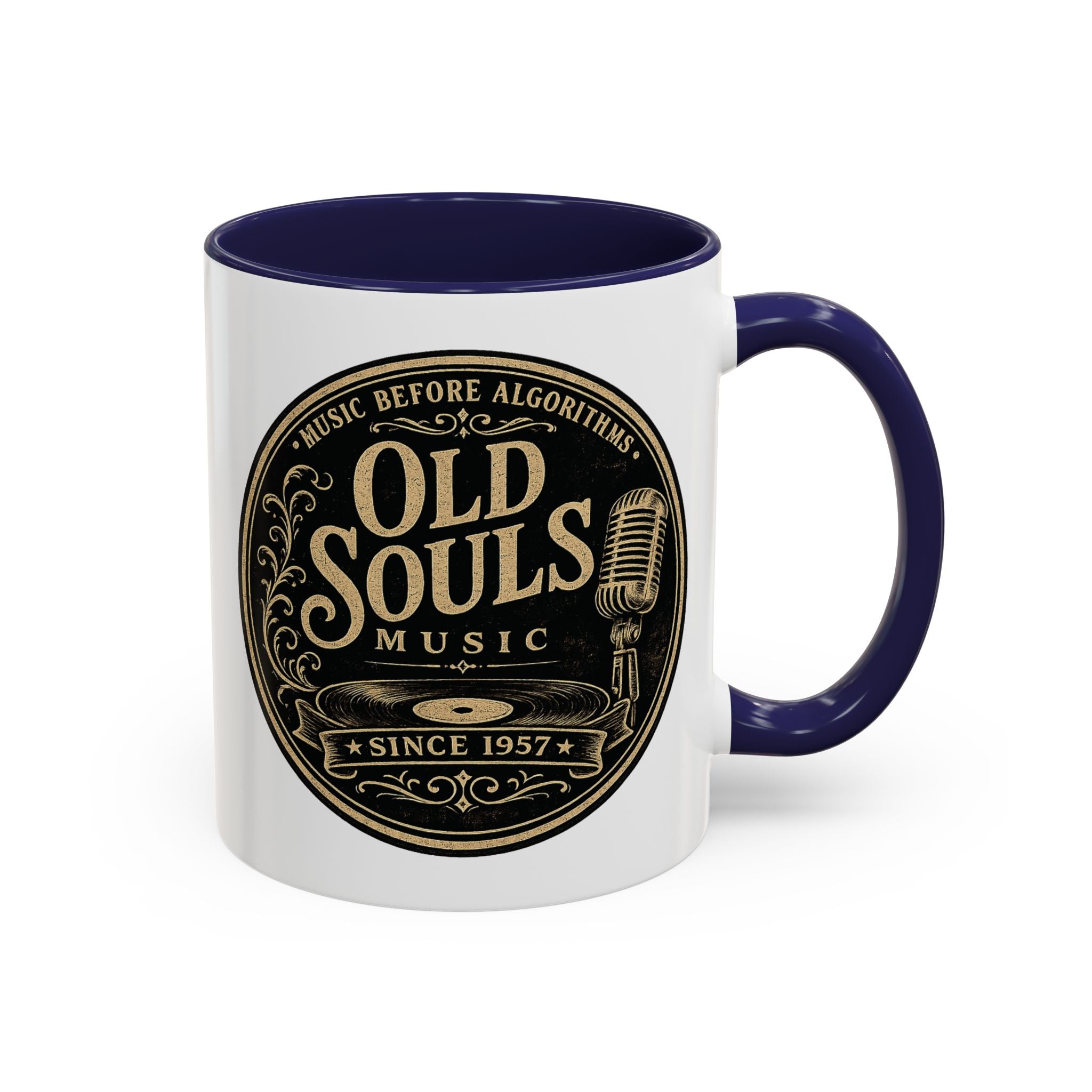 Music Before Algorithms -  Old Souls Logo Coffee Mug (11, 15oz)