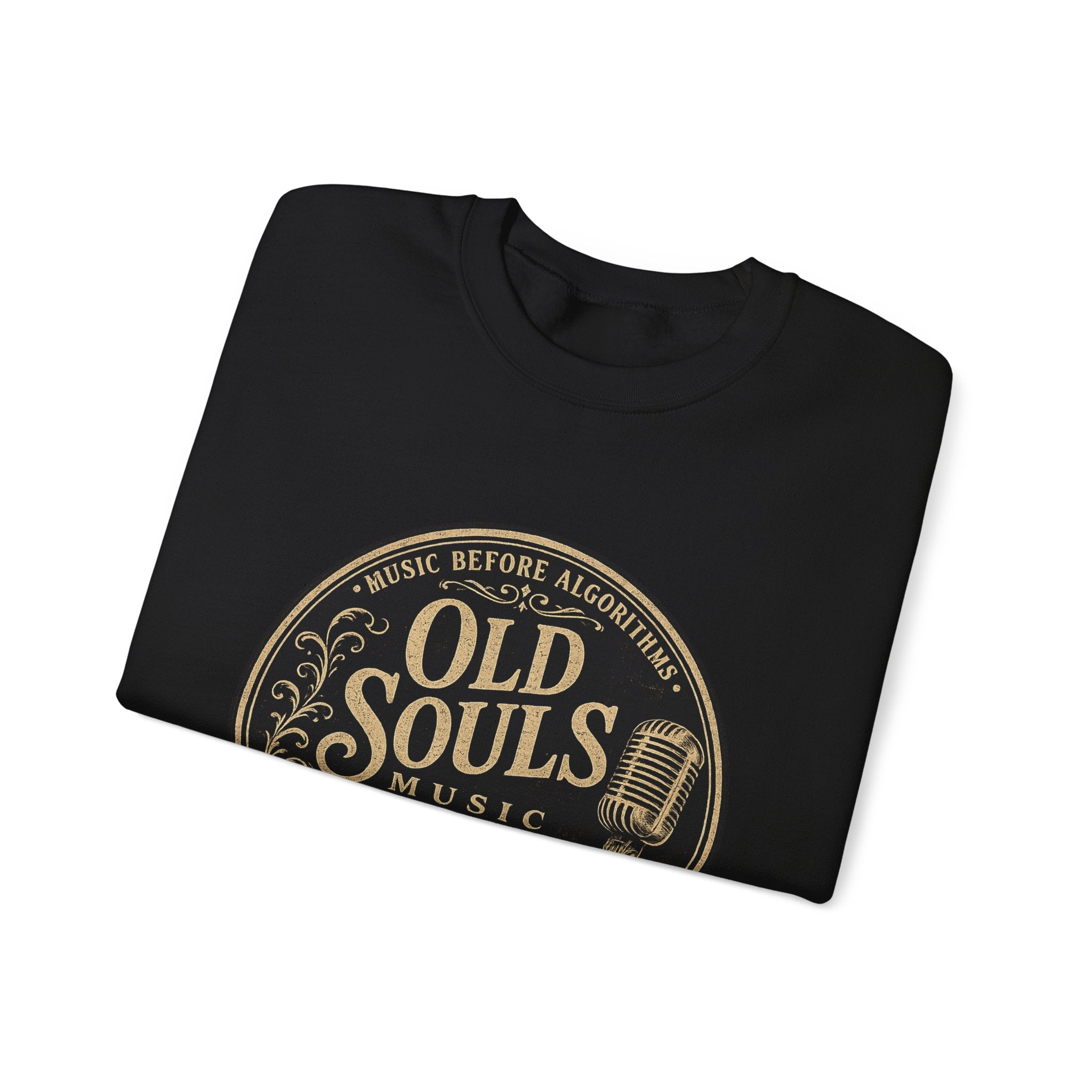 Music Before Algorithms -  Old Souls Logo Unisex Heavy Blend™ Crewneck Sweatshirt