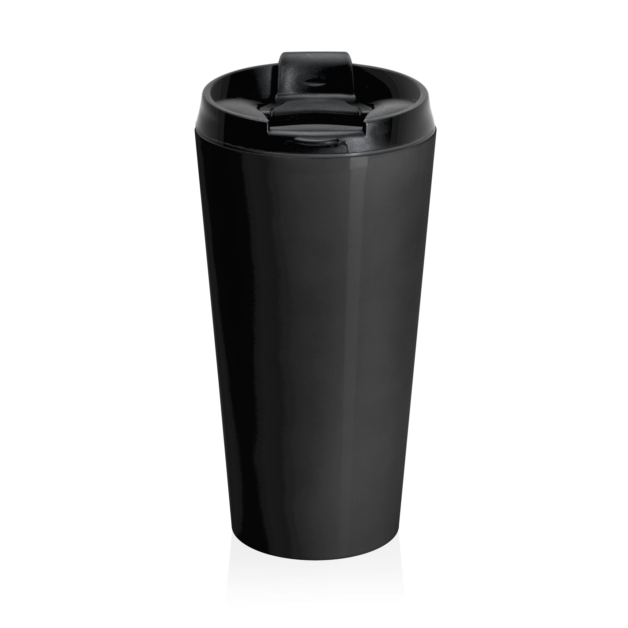 Old Souls Music Stainless Steel Travel Mug — Vintage Microphone & Vinyl Design (Since 1957)