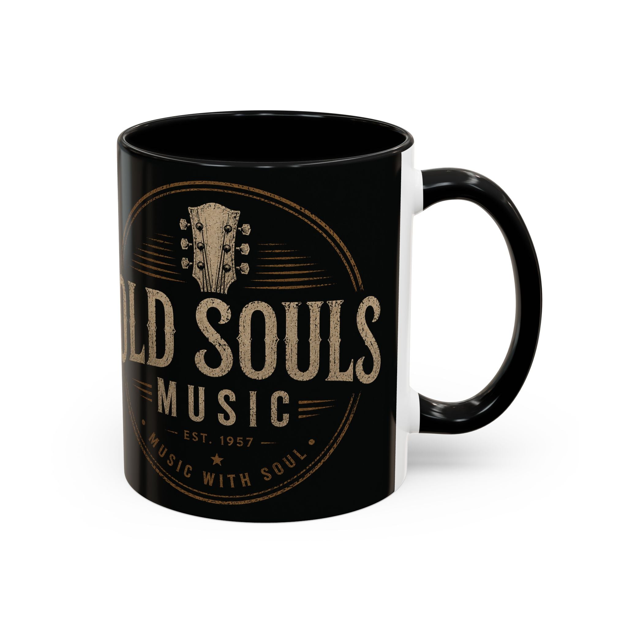 Old Souls Logo Accent Coffee Mug (11, 15oz)