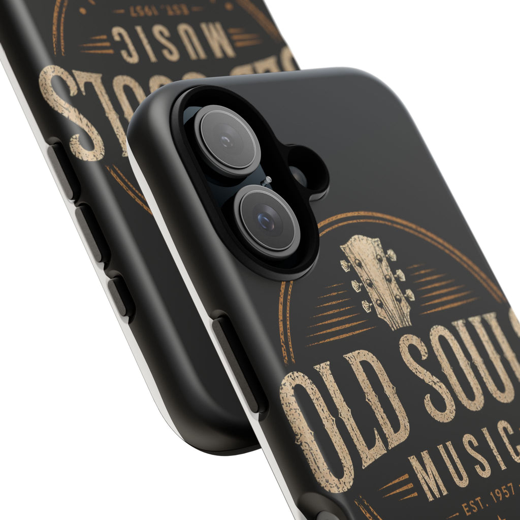 Old Souls Music Phone Case – Vintage Guitar Tough Case