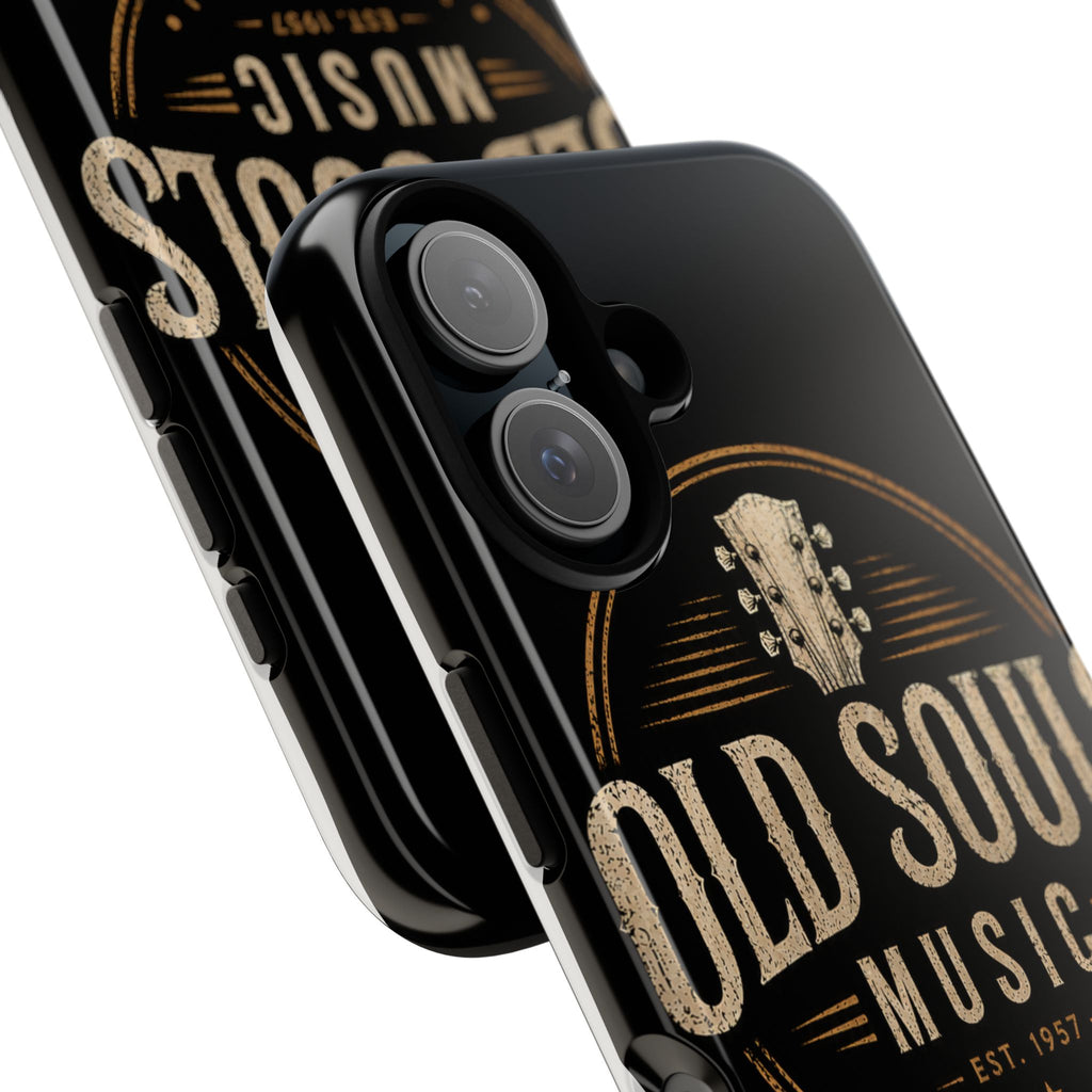 Old Souls Music Phone Case – Vintage Guitar Tough Case
