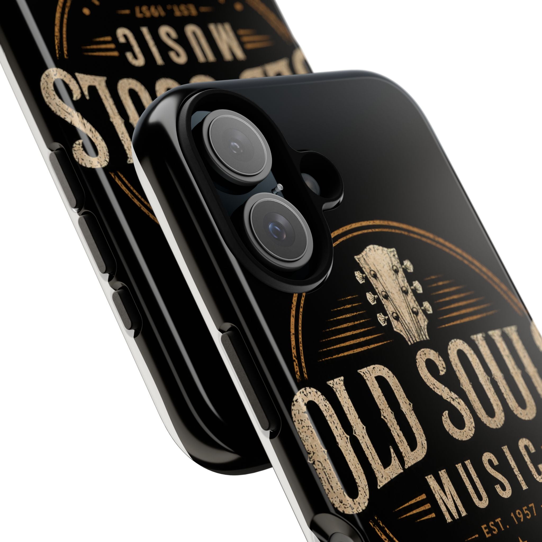 Old Souls Music Phone Case – Vintage Guitar Tough Case
