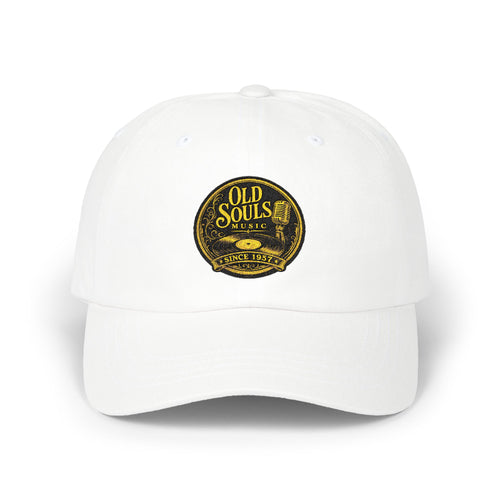 Dad Cap - "Old Souls Music" Embroidered Vintage Microphone Logo