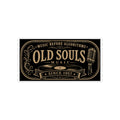 Old Souls Music Guitar Case Sticker — “Music Before Algorithms” Vintage Microphone Design