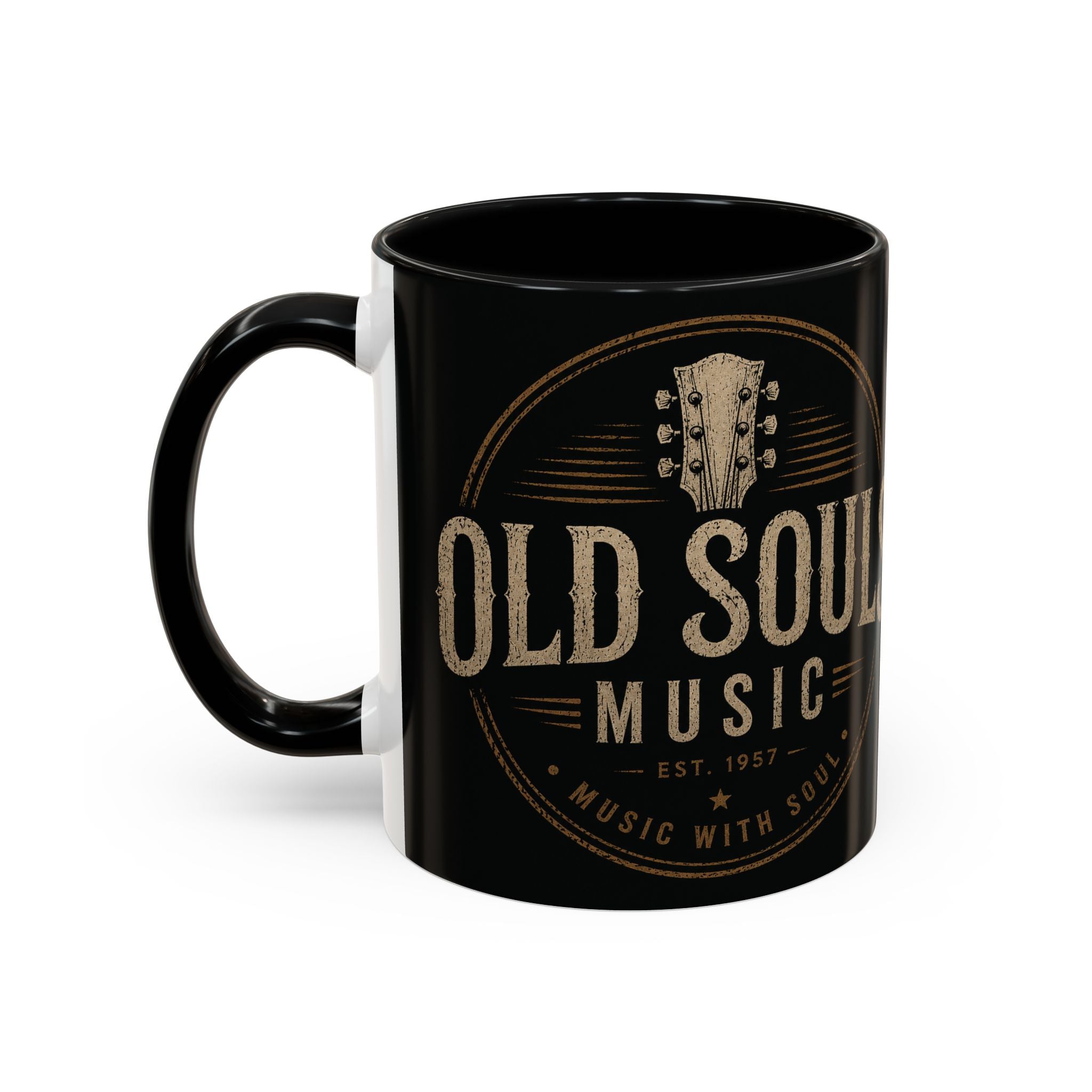 Old Souls Logo Accent Coffee Mug (11, 15oz)