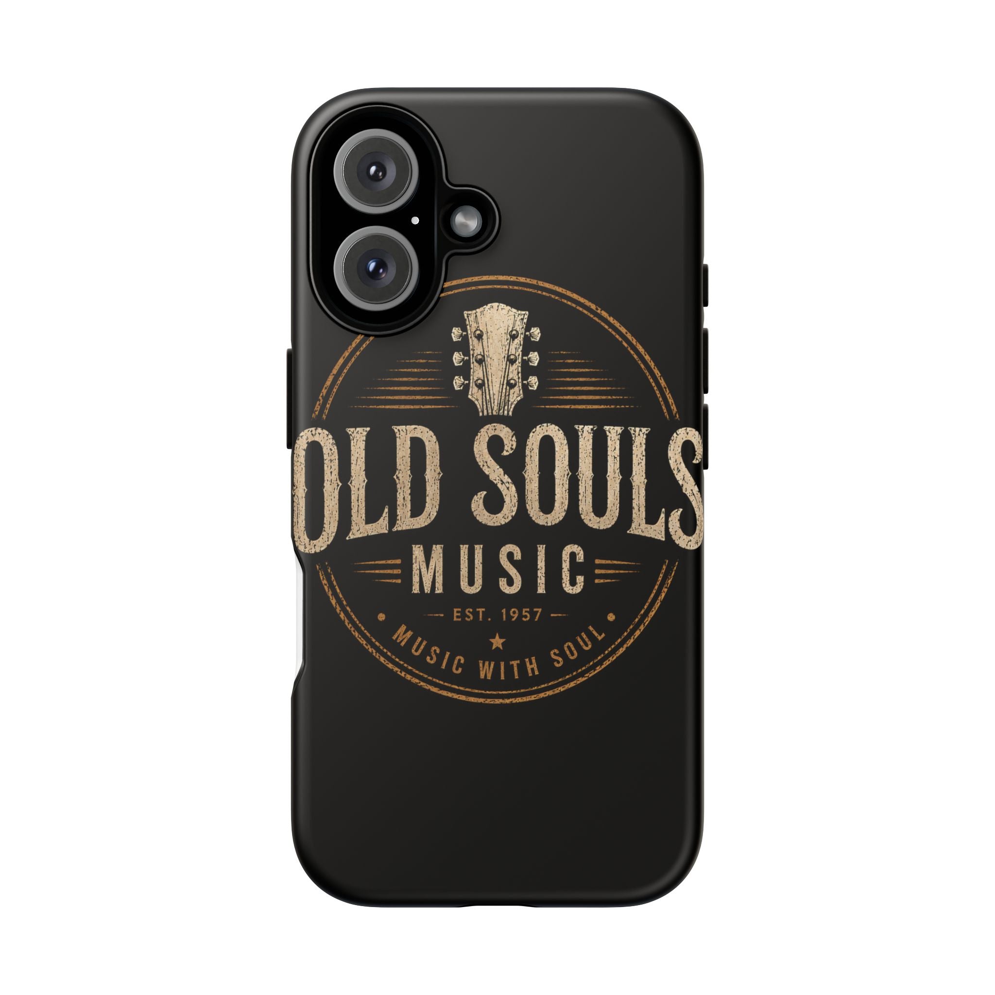 Old Souls Music Phone Case – Vintage Guitar Tough Case