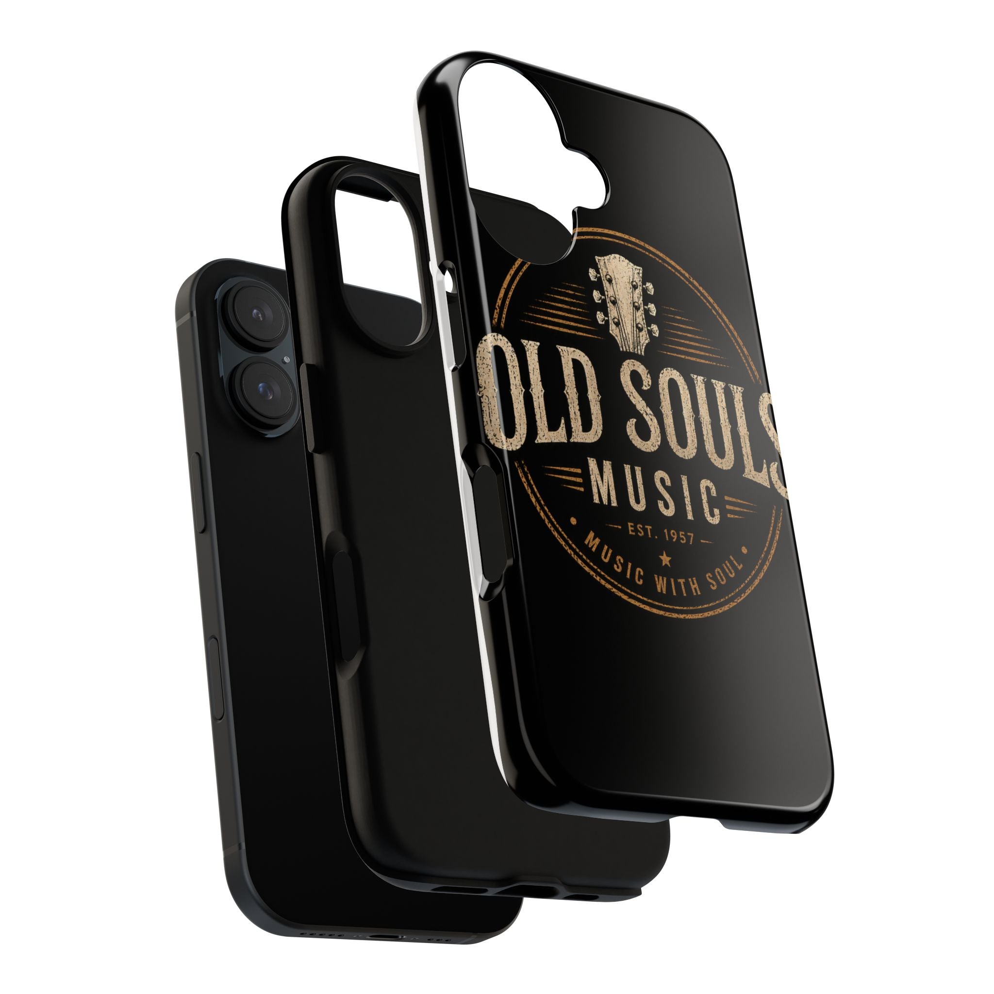 Old Souls Music Phone Case – Vintage Guitar Tough Case