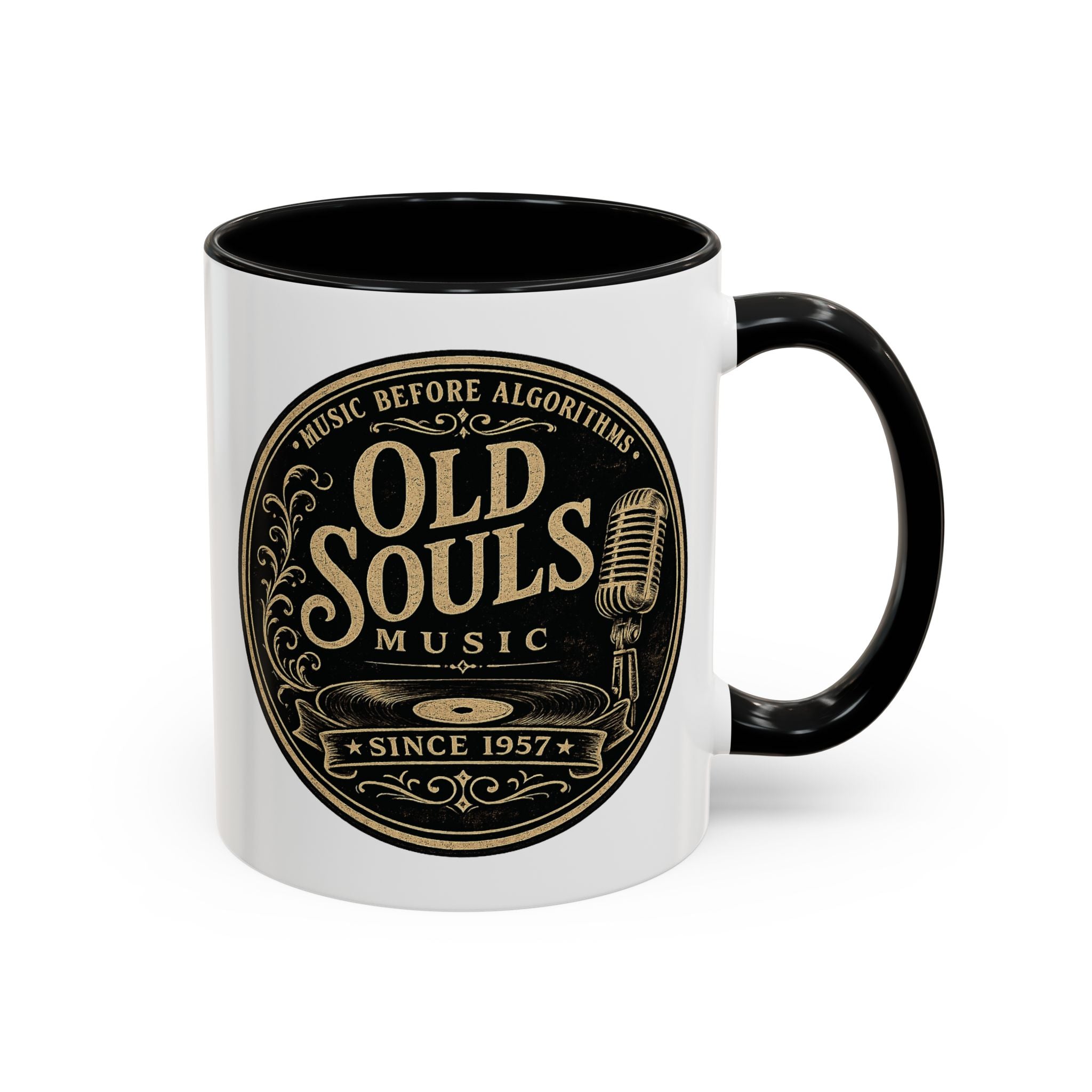 Music Before Algorithms -  Old Souls Logo Coffee Mug (11, 15oz)
