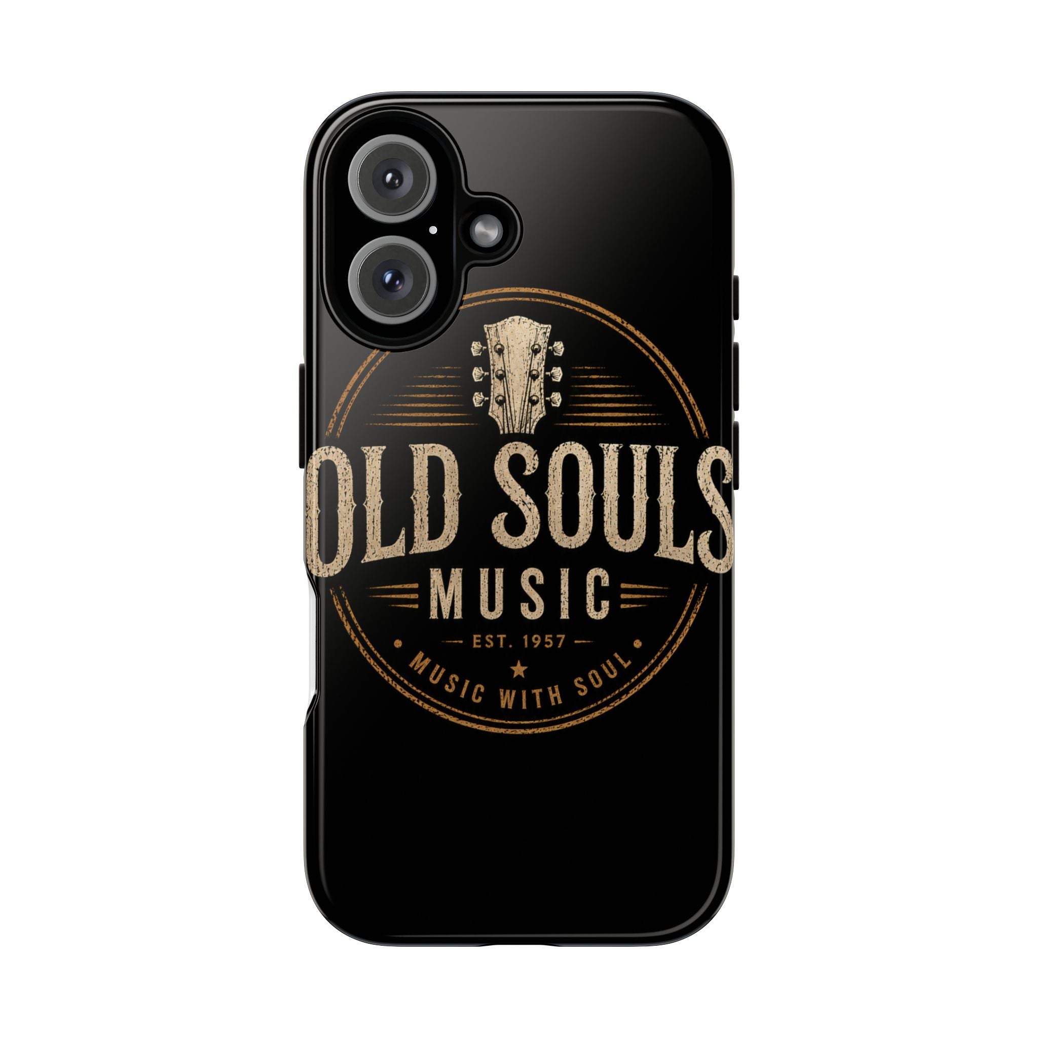 Old Souls Music Phone Case – Vintage Guitar Tough Case