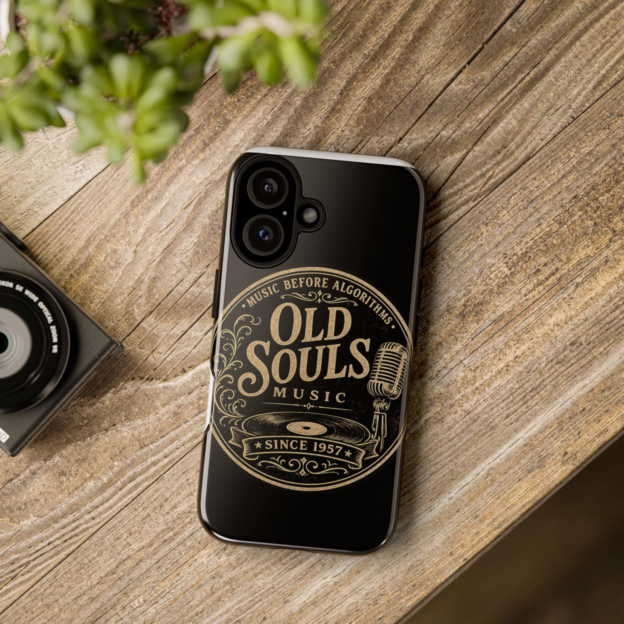 Music Before Algorithms - Old Souls Music - Phone Case – Vintage Guitar Tough Case