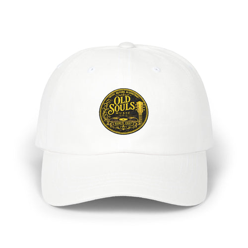 Dad Cap - Music Before Algorithms - Old Souls Music- Embroidered Vintage Microphone Logo