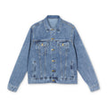 Music Before Algorithms - Old Souls Music Denim Jacket — Vintage Retro Band Logo Jean Jacket